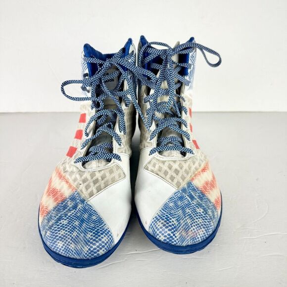 Adidas Men's Mat Wizard Hype Wresting Shoes Size 7.5 Martial Arts MMA Boxing - Picture 4 of 11